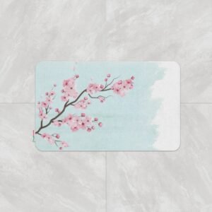 Kopalniške Preproge | Vpojna in Nedrseča podloga za kopalnico (60 × 100 + 50 × 60 cm) | SAKURA