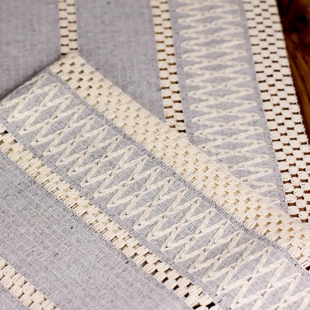 Namizni Tekač ORGANIC SIVA, 35 x 145 cm - slika 3