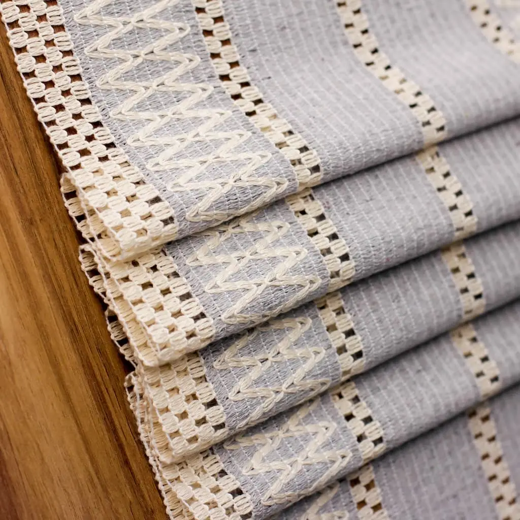 Namizni Tekač ORGANIC SIVA, 35 x 145 cm - slika 4