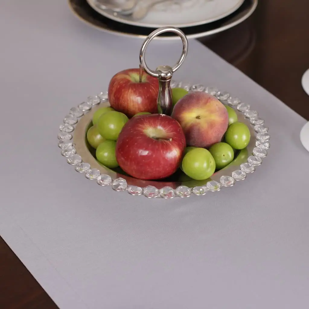 Namizni Tekač PLAIN SIVA, 40 x 170 cm - slika 2