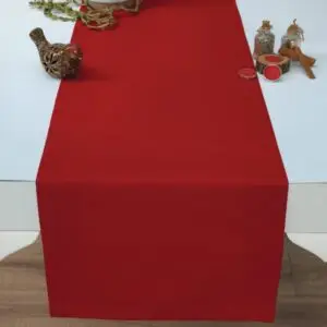 Namizni Tekač PLAIN RDEČA, 40 x 170 cm